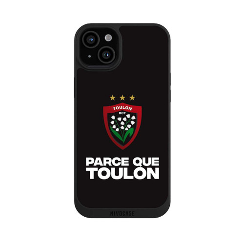 Apple iPhone 15 Plus NIVOpure RC Toulonnais Noir