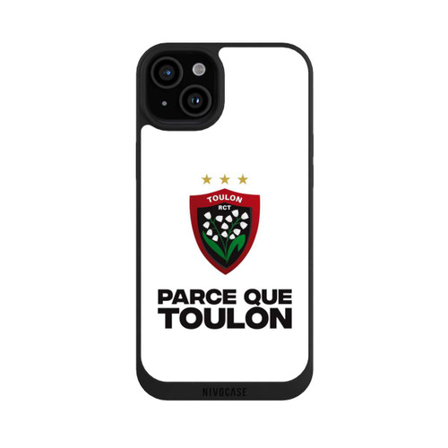 Apple iPhone 15 Plus NIVOpure RC Toulonnais Blanc