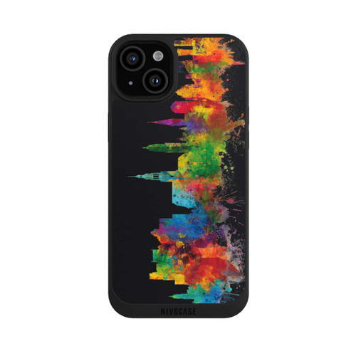 Apple iPhone 15 Plus NIVOpure Heidelberg Allemagne Ligne d'horizon Noir