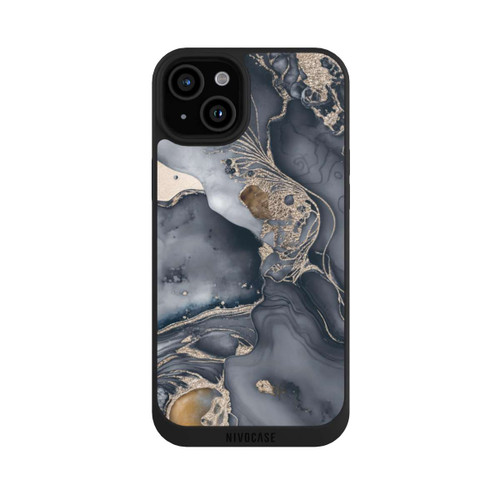Apple iPhone 15 Plus NIVOpure Alcohol Ink Gold Grey