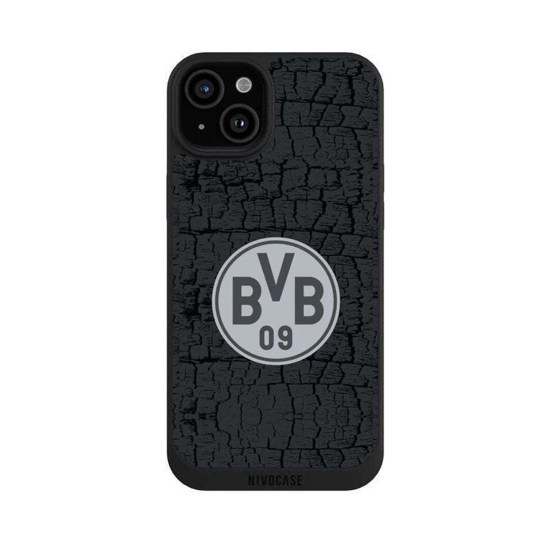 iPhone 15 Plus NIVOpure BVB Trikot Kohle und Stahl