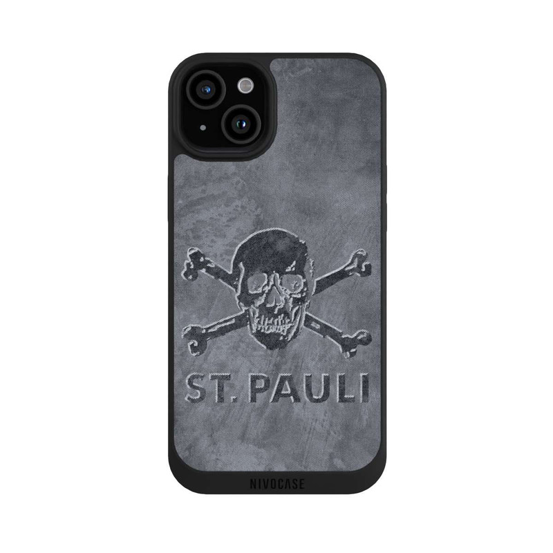 iPhone 15 Plus NIVOpure FC St. Pauli Grau Beton