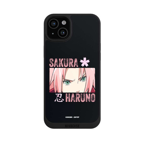 Apple iPhone 15 Plus NIVOpure Sakura Haruno Gros plan