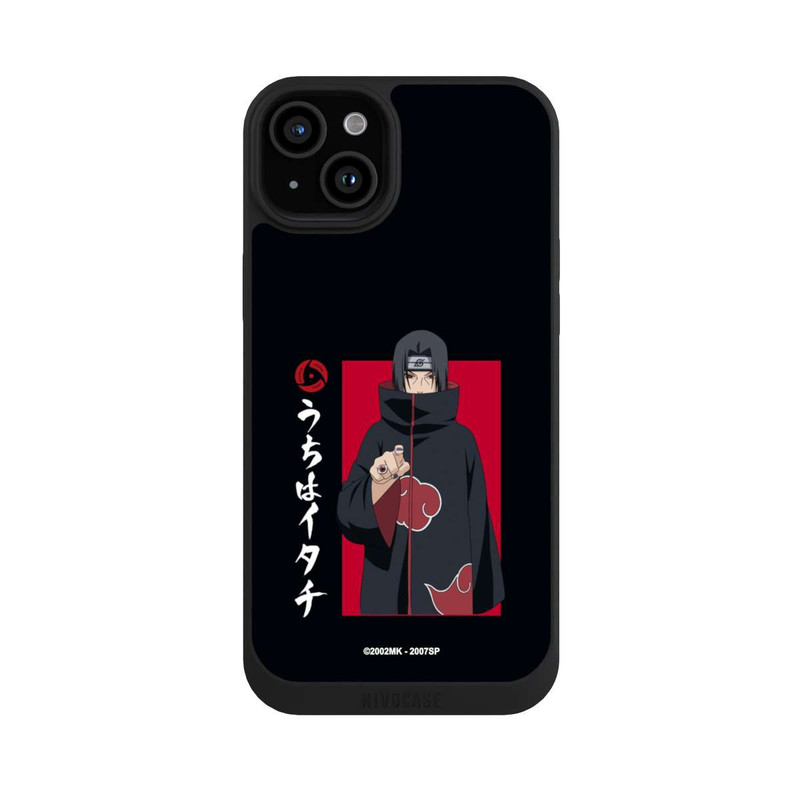 iPhone 15 Plus NIVOpure Itachi Geste Schwarz