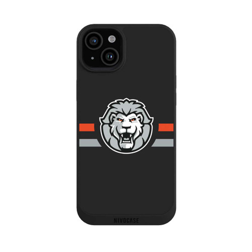 Apple iPhone 15 Plus NIVOpure Löwen Logo and Stripes