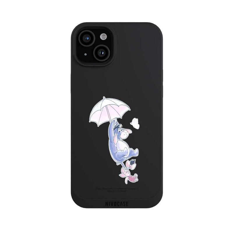 iPhone 15 Plus NIVOpure Winnie Pooh Eeyeore Find Happiness Transparent