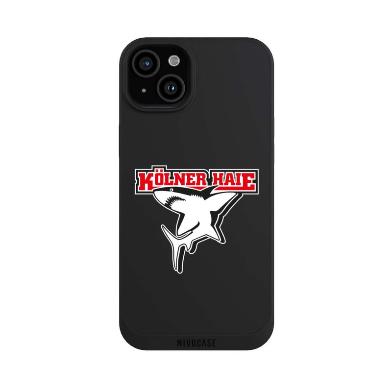 iPhone 15 Plus NIVOpure Kölner Haie Logo Transparent