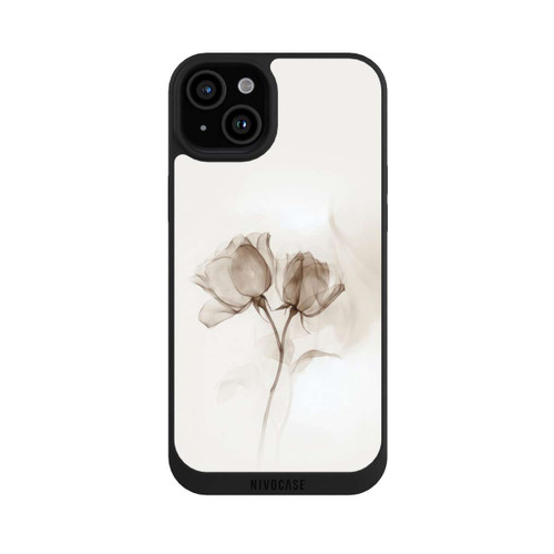 Apple iPhone 15 Plus NIVOpure Braune Rose Blume Nebel