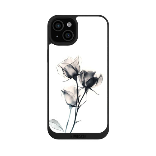 Apple iPhone 15 Plus NIVOpure Schwarze Blume
