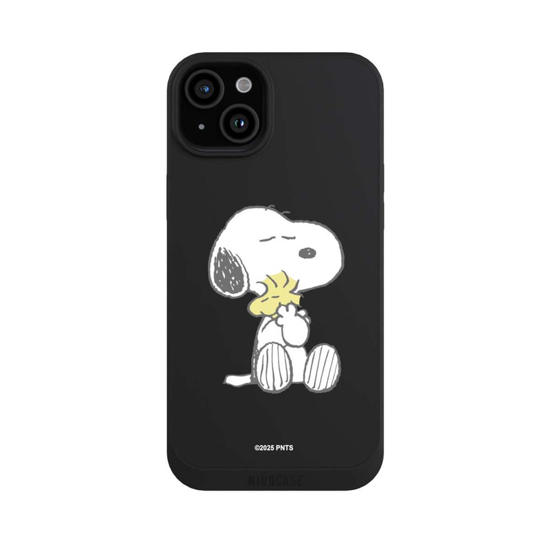iPhone 15 Plus NIVOpure Snoopy And Woodstock Cuddling transparent