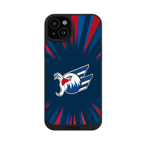 Apple iPhone 15 Plus NIVOpure Adler Mannheim Strahlen Blau Rot