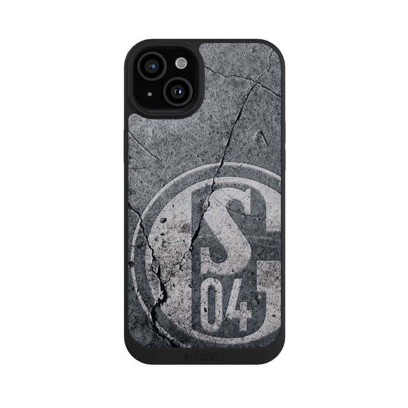 iPhone 15 Plus NIVOpure Schalke 04 Beton Look
