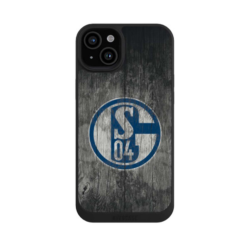 Apple iPhone 15 Plus NIVOpure Schalke 04 Holz Look