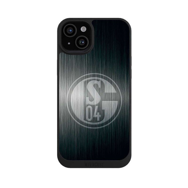 iPhone 15 Plus NIVOpure Schalke 04 Metall Look