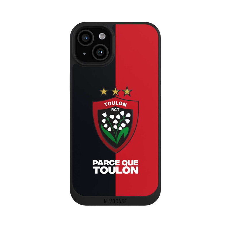 iPhone 15 Plus NIVOpure RCT Logo Rouge Noir