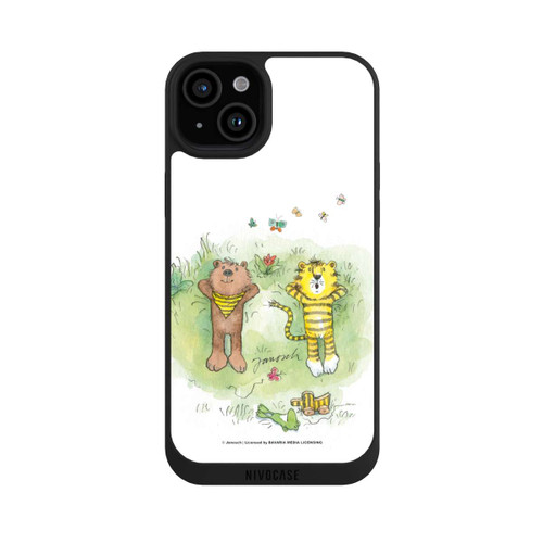 Apple iPhone 15 Plus NIVOpure Bär und Tiger Blumenwiese
