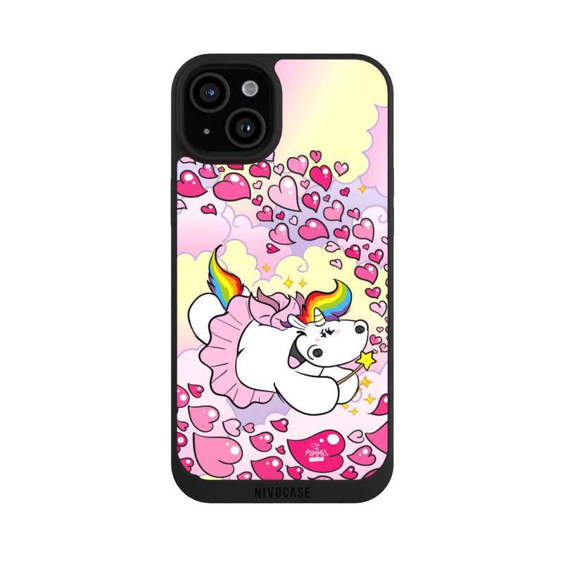 iPhone 15 Plus NIVOpure Pummelfee Herzen