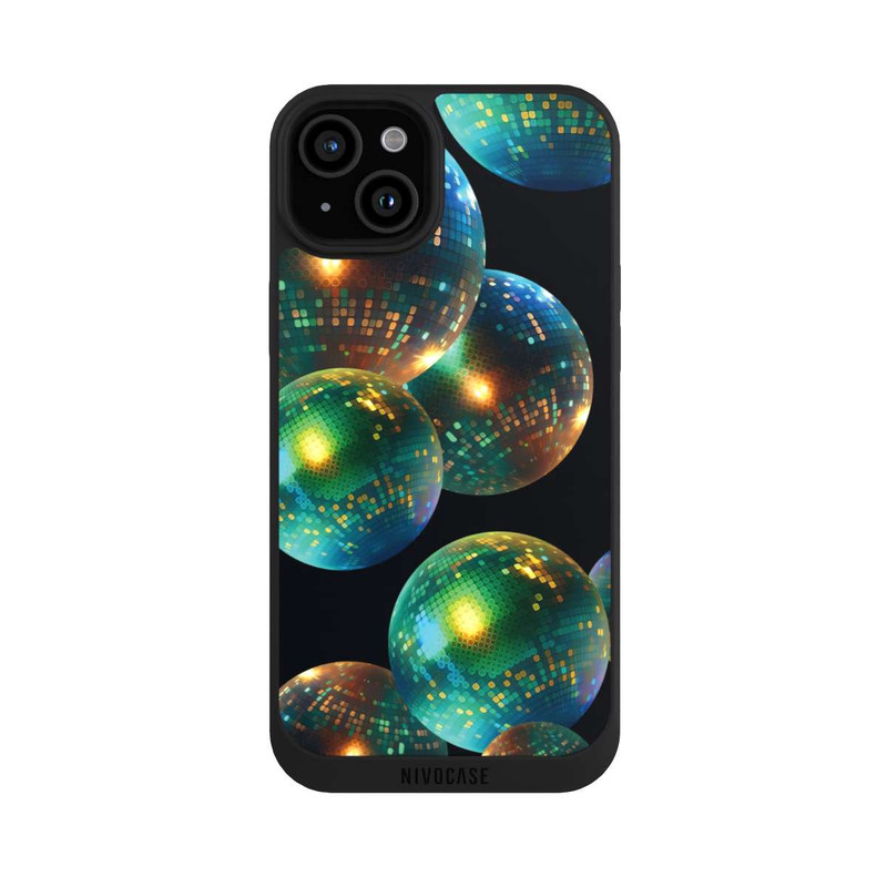 iPhone 15 Plus NIVOpure Disco Ball Party Black with AI