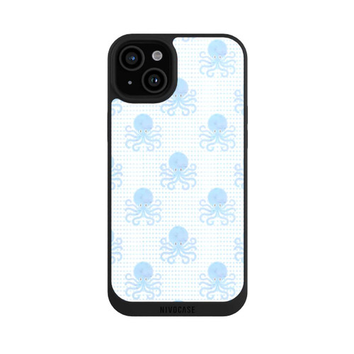 Apple iPhone 15 Plus NIVOpure Blue Watercolor Octopus