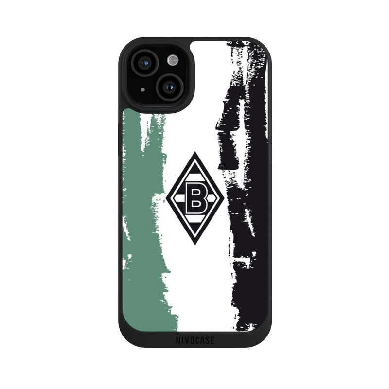 iPhone 15 Plus NIVOpure Borussia Logo Farbverlauf