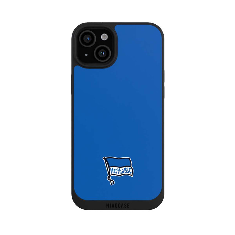 iPhone 15 Plus NIVOpure Hertha BSC Logo Blau
