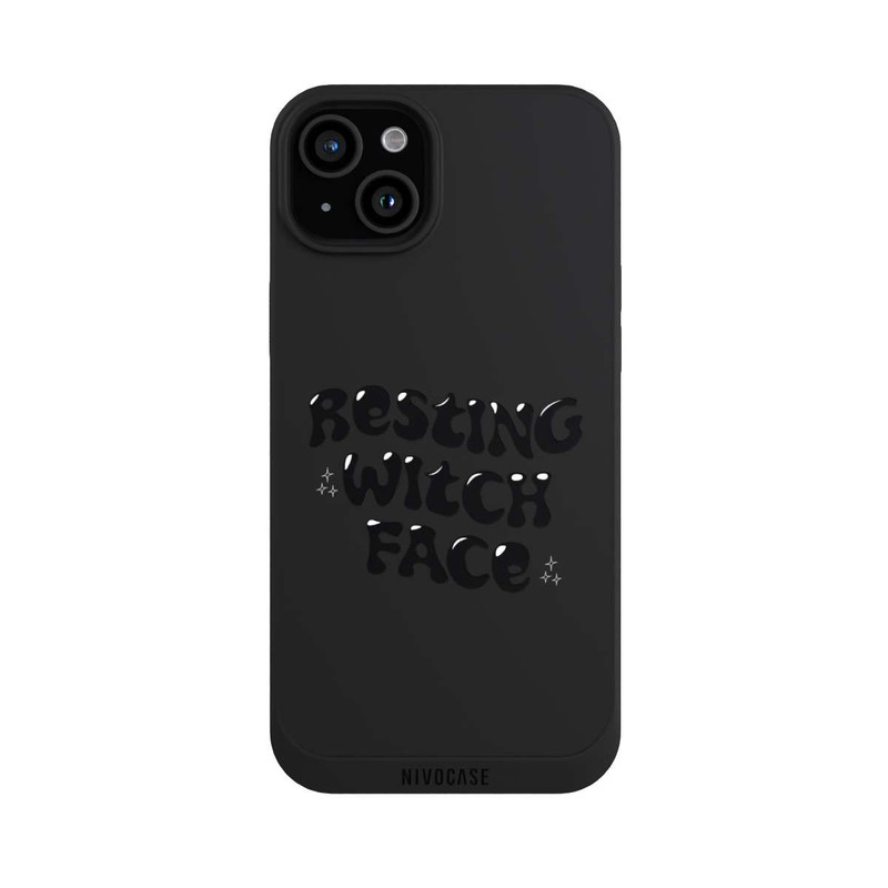 iPhone 15 Plus NIVOpure Resting Witch Face Transparent