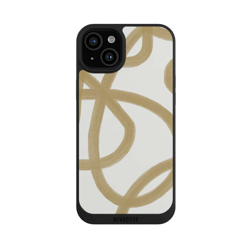 iPhone 15 Plus NIVOpure Laced Up Beije