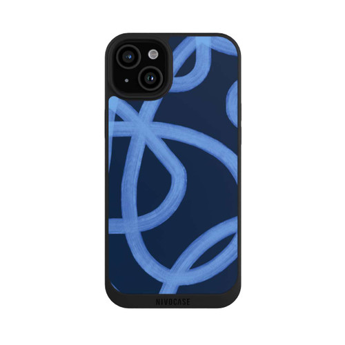Apple iPhone 15 Plus NIVOpure Laced Up Tones of Blue