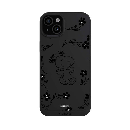 Apple iPhone 15 Plus NIVOpure Snoopy und Flowers Transparent