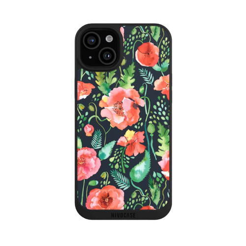 Apple iPhone 15 Plus NIVOpure Poppies Dark Wilderness