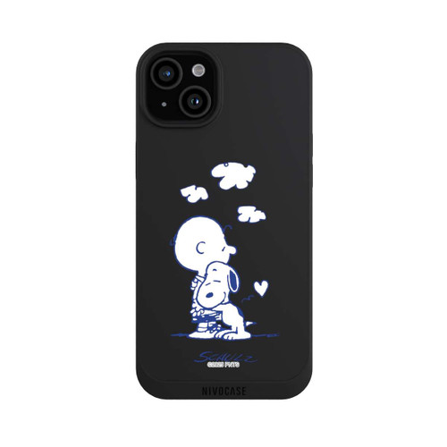 Apple iPhone 15 Plus NIVOpure Peanuts Charlie Brown Snoopy Hug Transparent