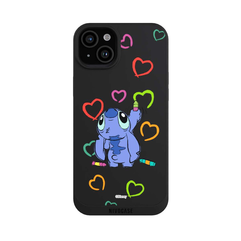 iPhone 15 Plus NIVOpure Stitch Draws a Heart Transparent