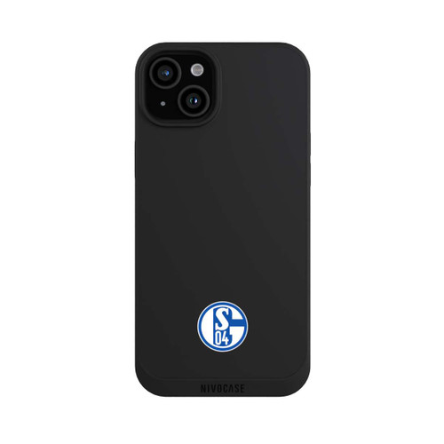 Apple iPhone 15 Plus NIVOpure FC Schalke 04 Logo Klein Transparent
