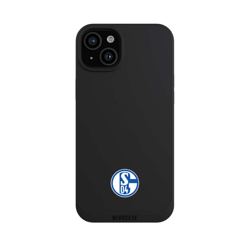 iPhone 15 Plus NIVOpure FC Schalke 04 Logo Klein Transparent