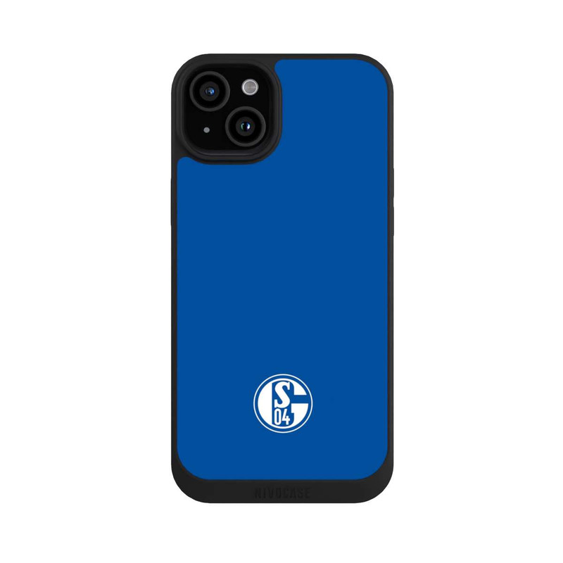 iPhone 15 Plus NIVOpure FC Schalke 04 Logo Blau