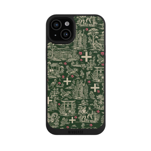 Apple iPhone 15 Plus NIVOpure Bayer 04 Muster Grün