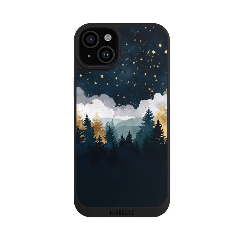 iPhone 15 Plus NIVOpure Forêt Nocturne Indigo