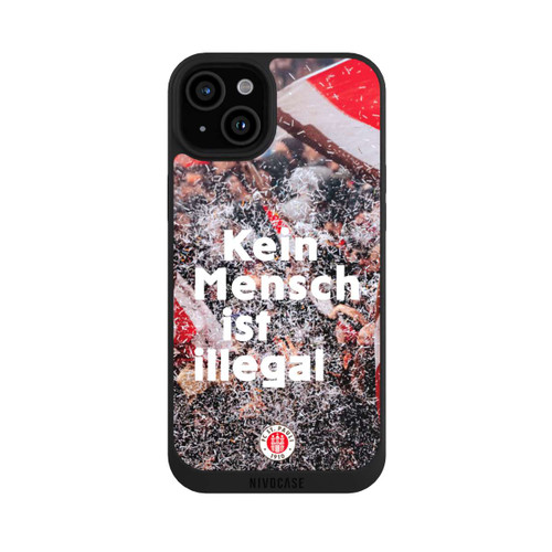 Apple iPhone 15 Plus NIVOpure FC St. Pauli Kein Mensch ist illegal