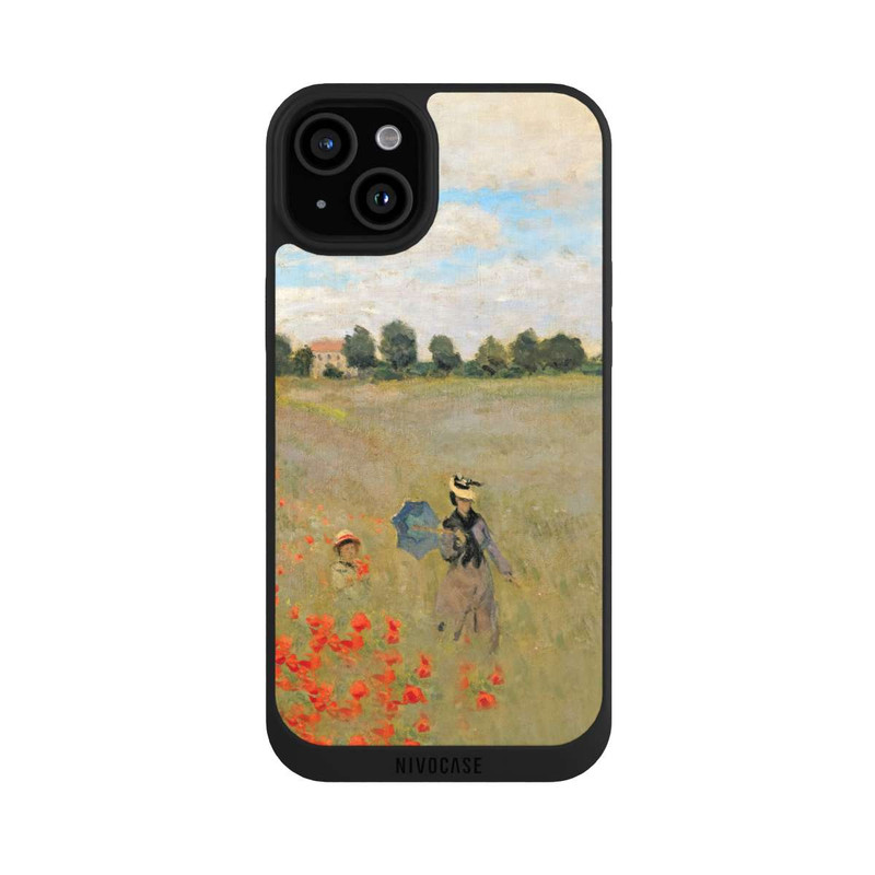 iPhone 15 Plus NIVOpure Mohnfeld bei Argenteuil