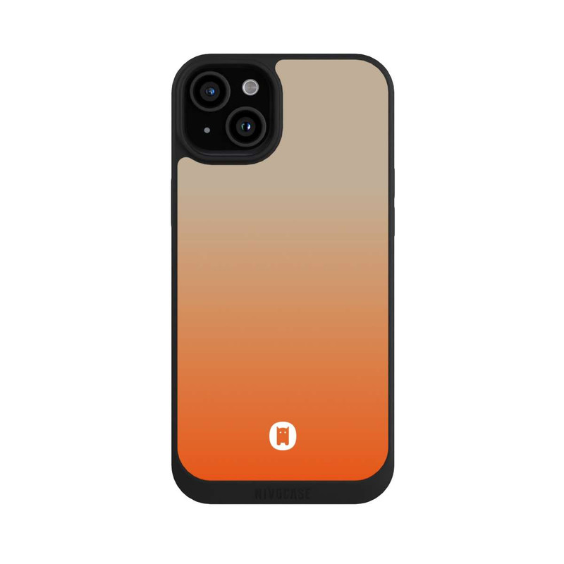 iPhone 15 Plus NIVOpure Nivocase Farbverlauf Beige Orange