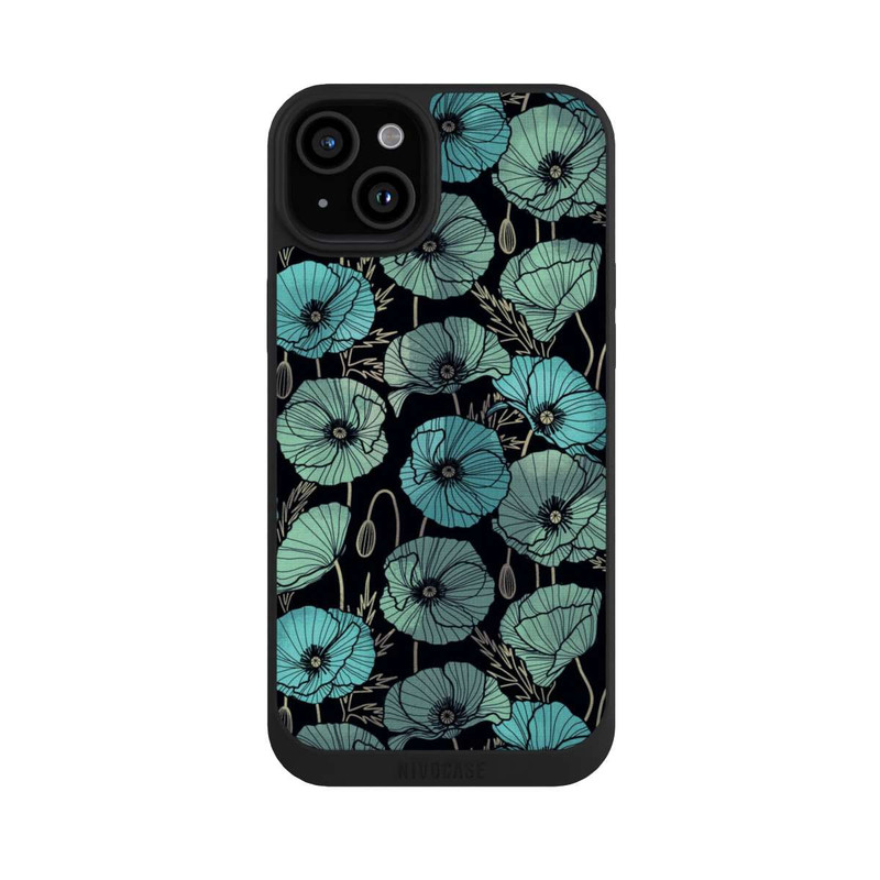 iPhone 15 Plus NIVOpure Sommermohn Grün