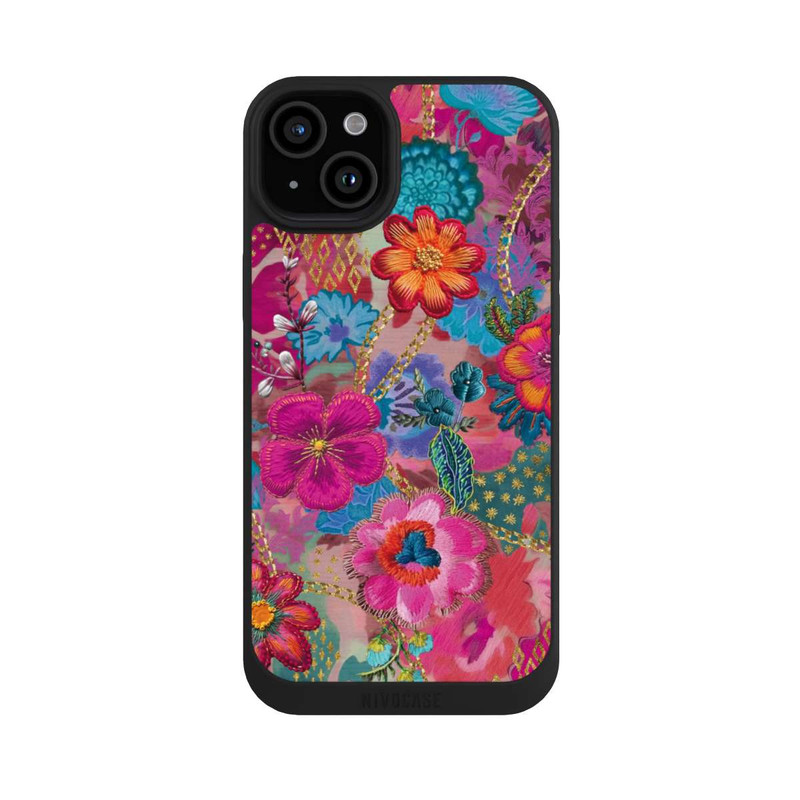 iPhone 15 Plus NIVOpure Patchwork Blumen Mit KI