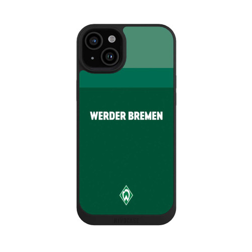 Apple iPhone 15 Plus NIVOpure Werder Bremen Schriftzug Raute