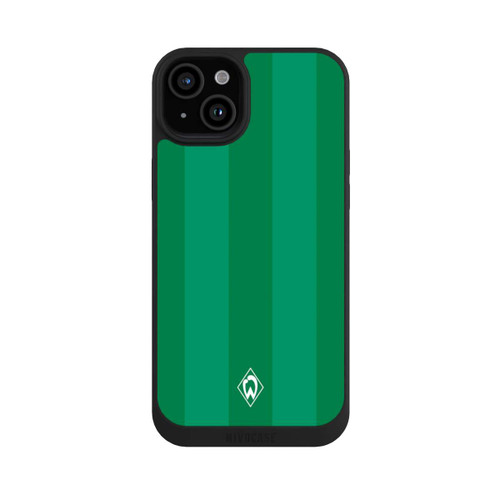 Apple iPhone 15 Plus NIVOpure Werder Bremen Grün gestreift