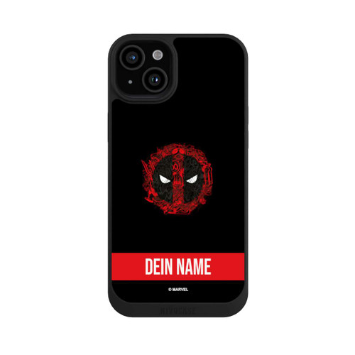 Apple iPhone 15 Plus NIVOpure Deadpool Logo Personalisierbar