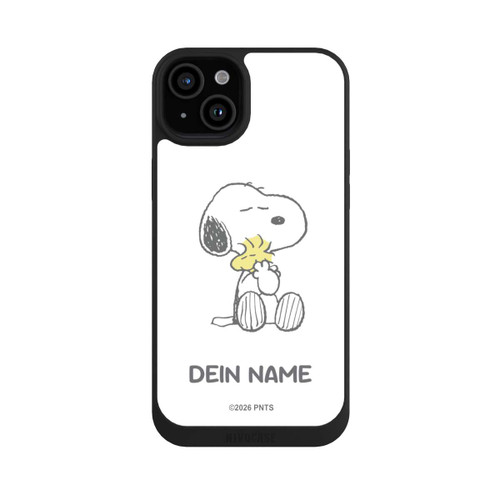 Apple iPhone 15 Plus NIVOpure Snoopy And Woodstock Cuddling Personnalisable