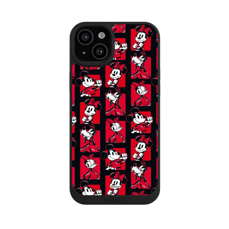 iPhone 15 Plus NIVOpure Mickey Mouse Racing Pattern Red