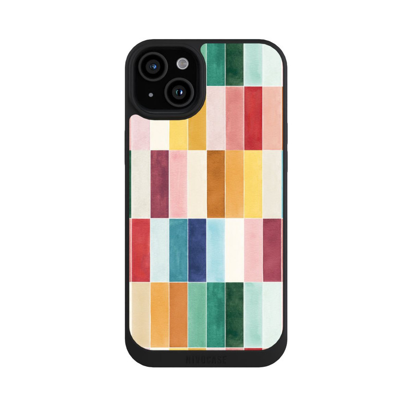 iPhone 15 Plus NIVOpure Modern Craft Geometric Rectangular Tiles