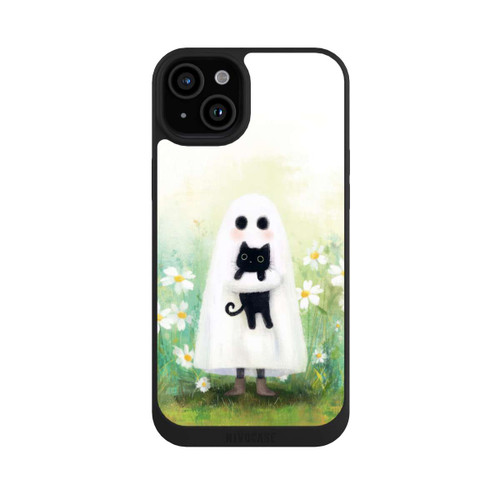 Apple iPhone 15 Plus NIVOpure Ghost Hug for Cat Halloween with AI