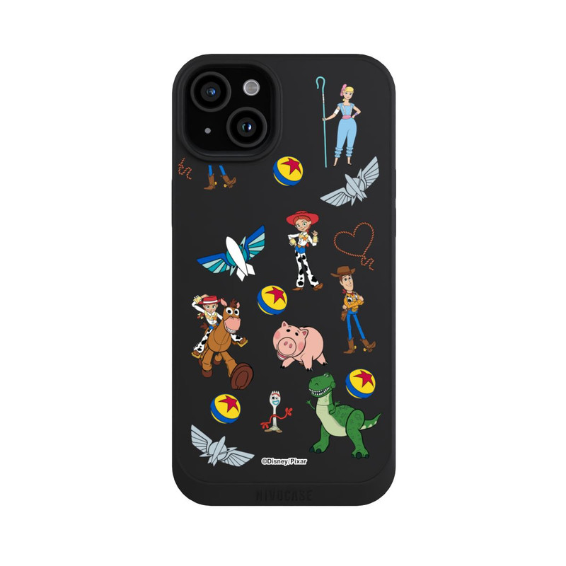 iPhone 15 Plus NIVOpure Toy Story 5 Hero Toys Pattern Transparent